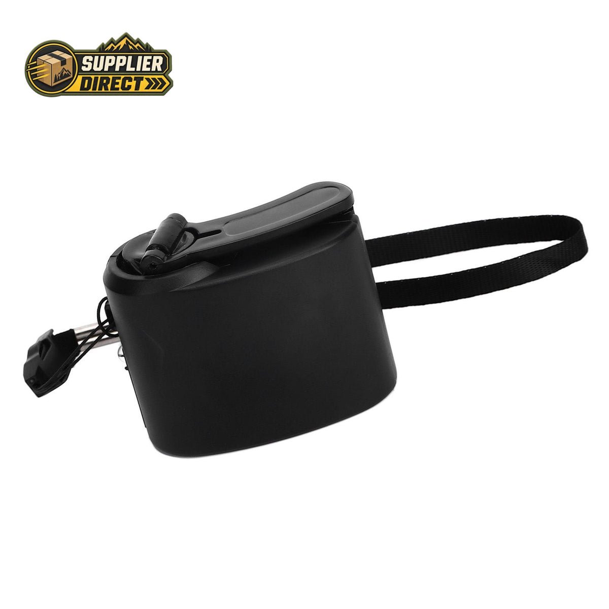 PrepPro Australia black portable hand crank USB phone charger with a wrist strap for emergency outdoor power