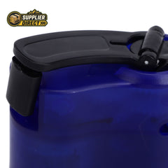 PrepPro Australia blue portable hand crank USB phone charger with a black handle for emergency outdoor power