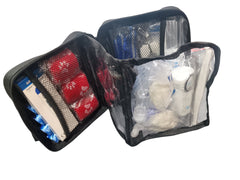 PrepPro Australia PetPro pet first aid kit with various medical supplies in a black portable storage bag