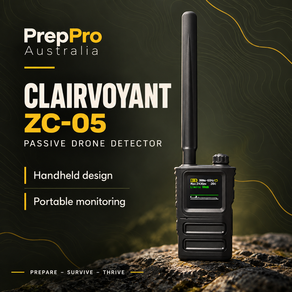 Clairvoyant ZC-05 Passive Handheld Drone Detector – Portable & Advanced Drone Detection Solution
