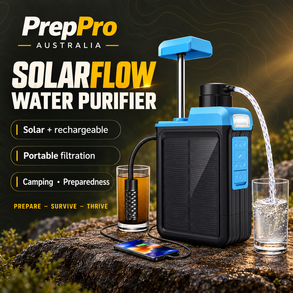 SolarFlow Portable Solar-Powered Water Purification System