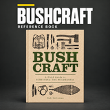 Bushcraft: A Field Guide to Surviving the Wilderness – Book on charcoal background