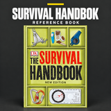The Survival Handbook – Book on charcoal background