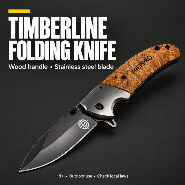Timberline Folding Utility Knife – Rugged Precision | PrepPro