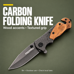 Carbon Folding Utility Knife – Strong & Versatile