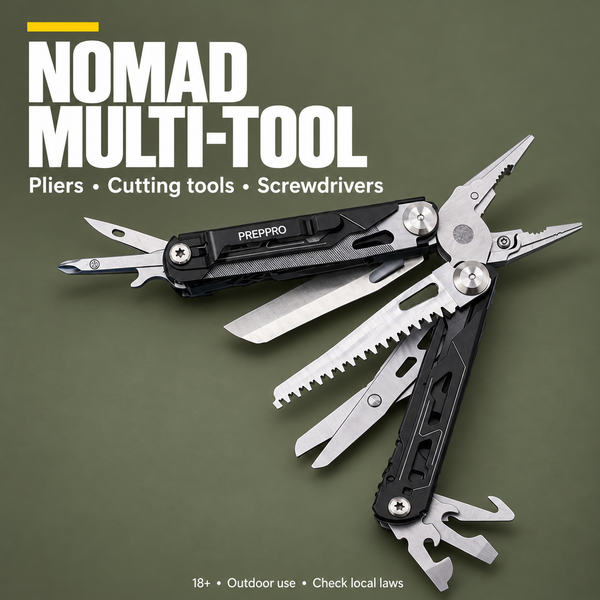 NOMAD Ultimate Multi‑Tool – Heavy‑Duty Outdoor Utility | PrepPro