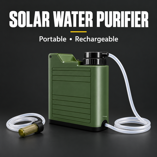Solar‑Powered Water Purification System – Portable Clean Water | PrepPro