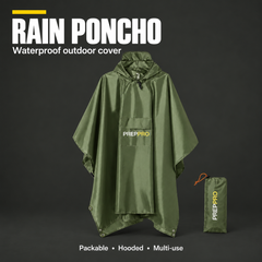 Waterproof Rain Poncho – All‑Weather Outdoor Cover