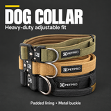 Tactical Dog Collar + Smart QR Pet ID Tag | PetPro (Bundle)