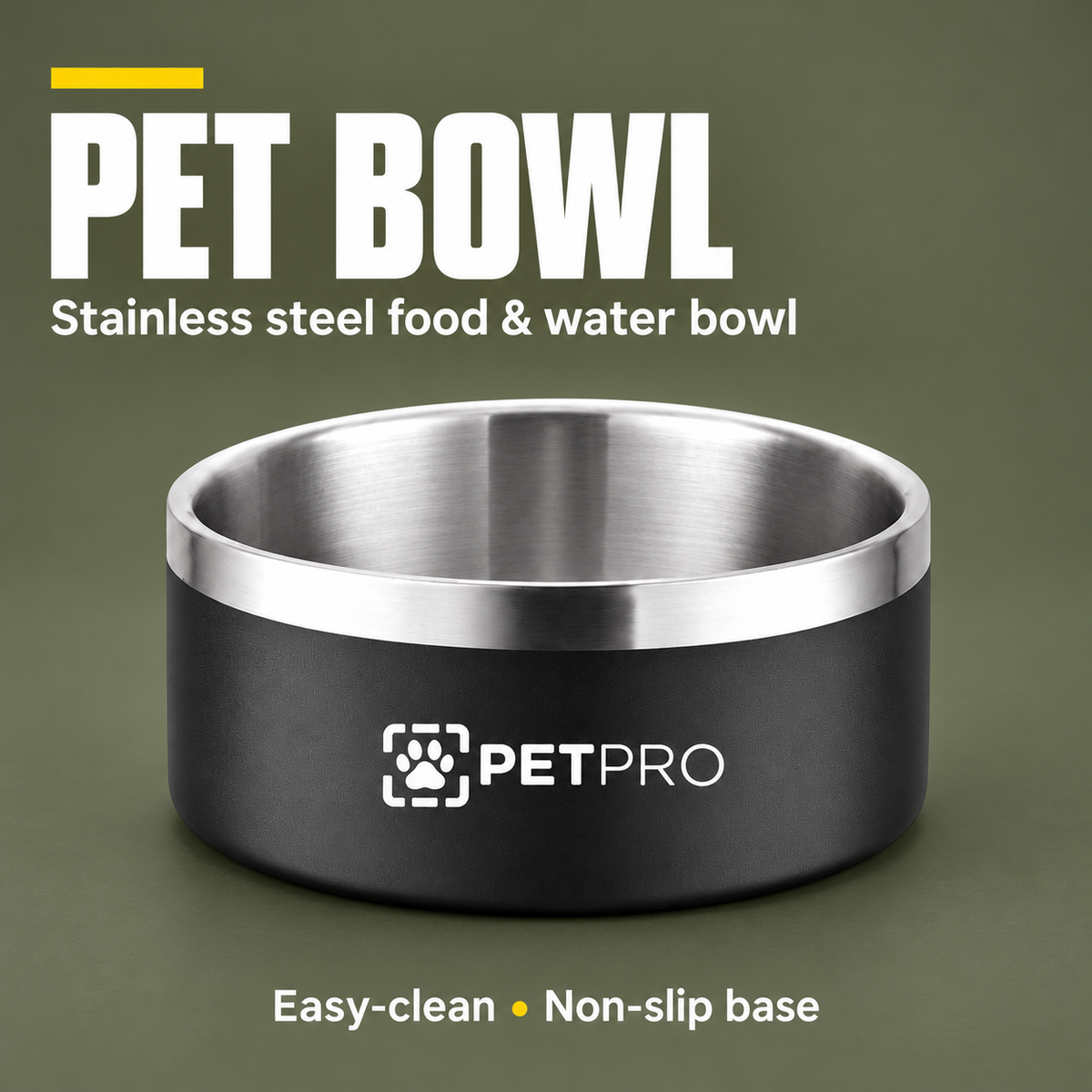 Stainless Steel Pet Bowls – Durable & Easy‑Clean