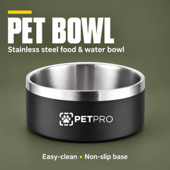 Stainless Steel Pet Bowls – Durable & Easy‑Clean | PetPro