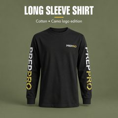 Long Sleeve Shirt – Camo Logo Edition — product overview