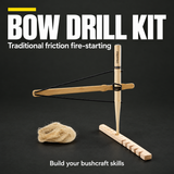 Bow Drill Fire Starter Kit – Traditional Fire‑Making Tool | PrepPro