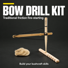 Bow Drill Fire Starter Kit – Traditional Fire‑Making Tool | PrepPro