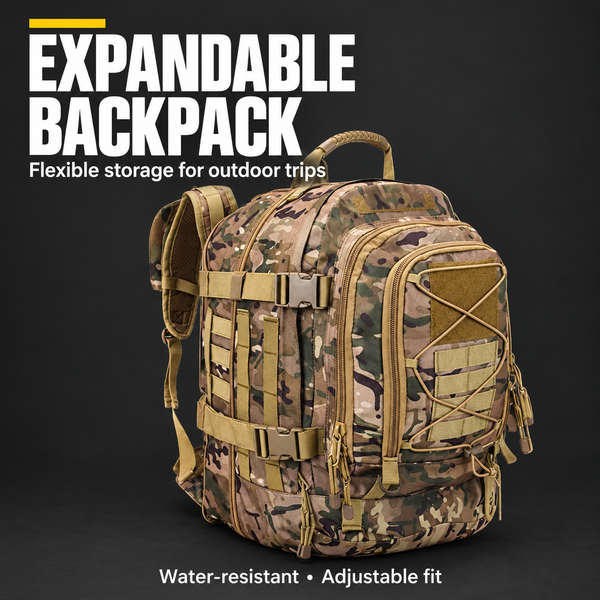 Expandable Backpack – 3‑Day Waterproof Pack | PrepPro