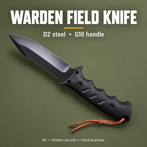 Warden Field Utility Knife – Precision Outdoor Blade | PrepPro