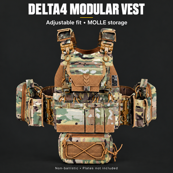 Delta4 Plate Carrier Vest – Premium Modular System | PrepPro