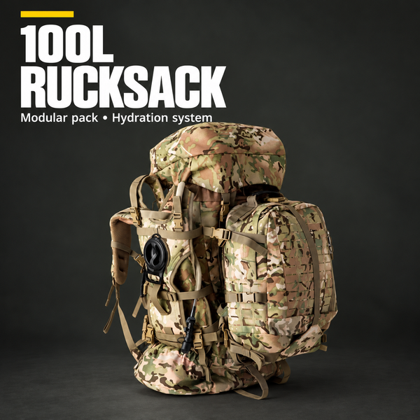 100L Ultimate Rucksack – Heavy‑Duty Adventure Pack | PrepPro