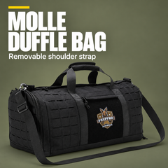 MOLLE DUFFLE BAG — Removable shoulder strap