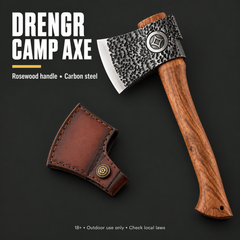 Drengr Axe – Viking‑Inspired Camping Hatchet — product overview