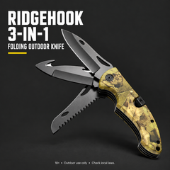 Ridgehook 3-in-1 Folding Knife
