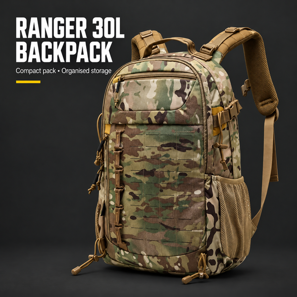 Ranger 30L Backpack – Rugged Daily Pack | PrepPro