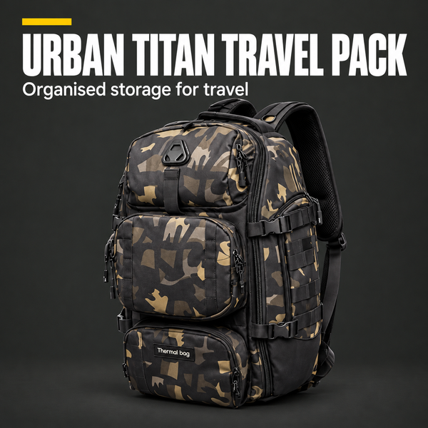 Urban Titan Travel Pack – Tech‑Ready & Cooler‑Compatible