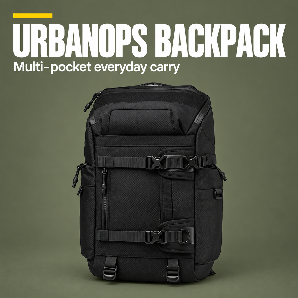 URBANOPS BACKPACK — Multi-pocket everyday carry