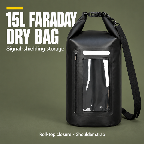 15L Faraday Dry Bag – Signal‑Blocking & Waterproof | PrepPro