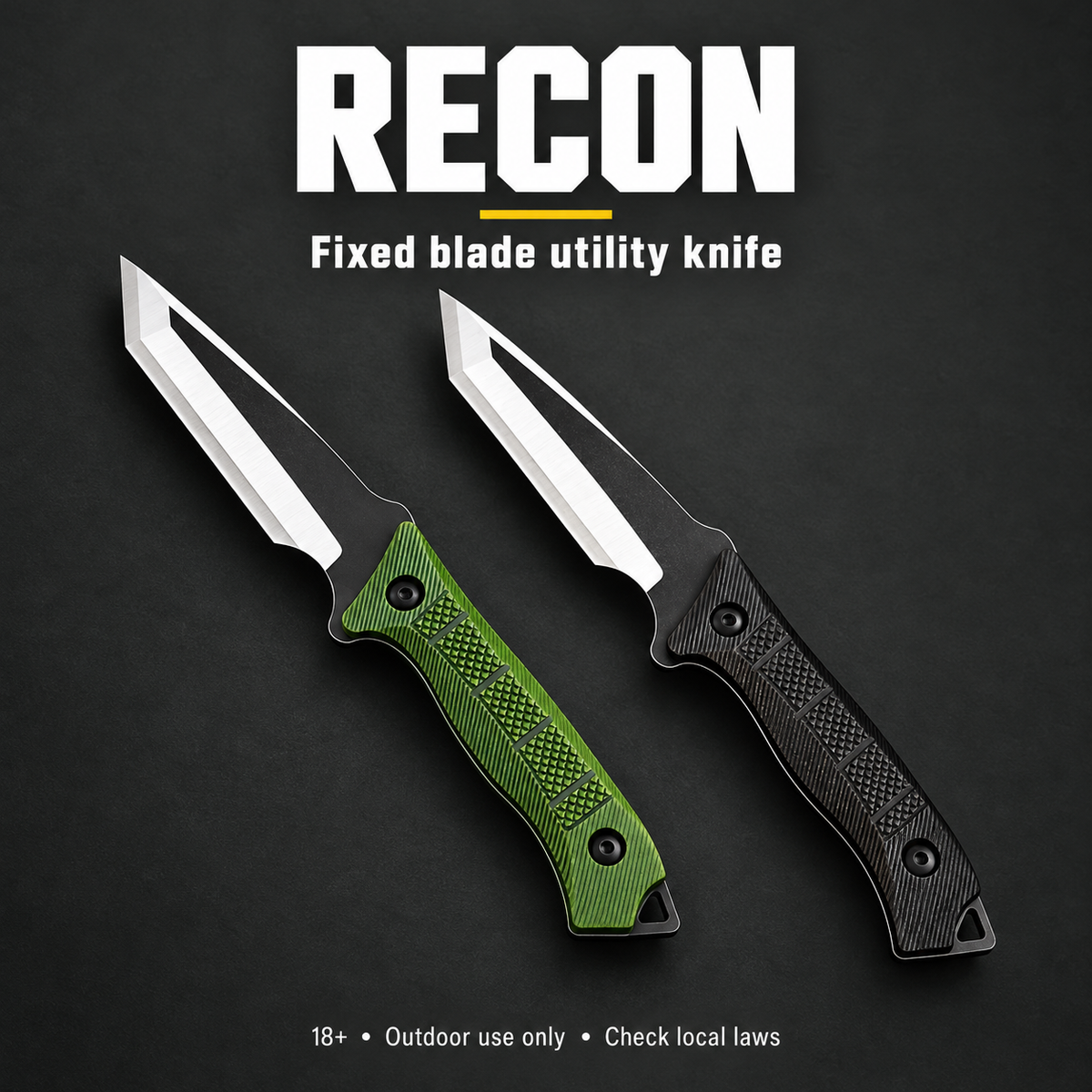 Fixed Blade Utility & Survival Knife – Recon