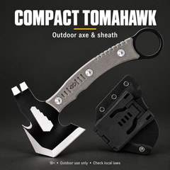 Compact Outdoor Tomahawk | PrepPro — olive/charcoal product image