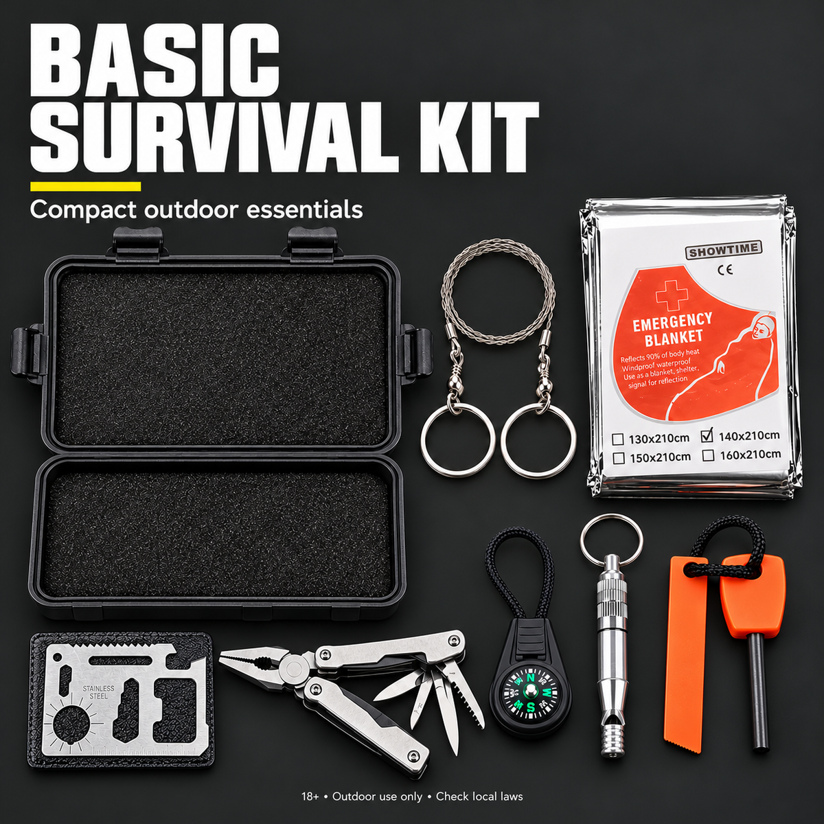 PrepPro Basic Survival Kit – Compact & Affordable