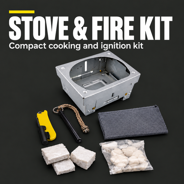 Compact Survival Fire Starter Kit – All‑in‑One Ignition and Cooking