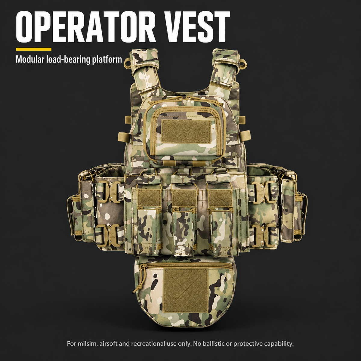 Operator Vest – Modular Load-Bearing Platform