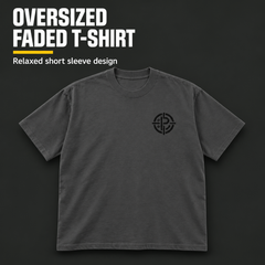 Oversized faded t-shirt - PrepPro
