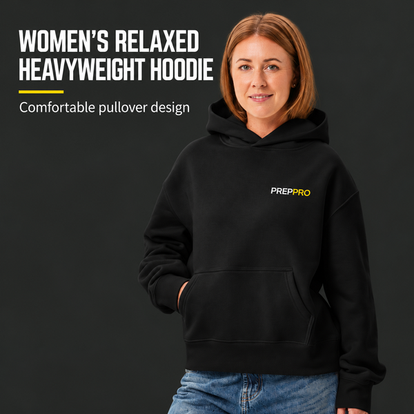 Women relaxed heavy-weight hoodie - PrepPro