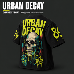 89 Apparel - Urban Decay - Oversized cotton t-shirt