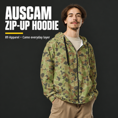 89 Apparel - Auscam - Premium Zip Up Hoodie