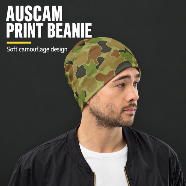 Aus Cam Print Beanie
