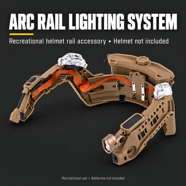 ARC Rail Tactical Lighting & Battery System | FAST Helmet Rail Upgrade