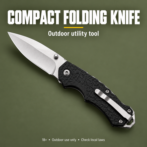 Compact Folding Utility Knife – Lightweight Outdoor & Preparedness Cutting Tool