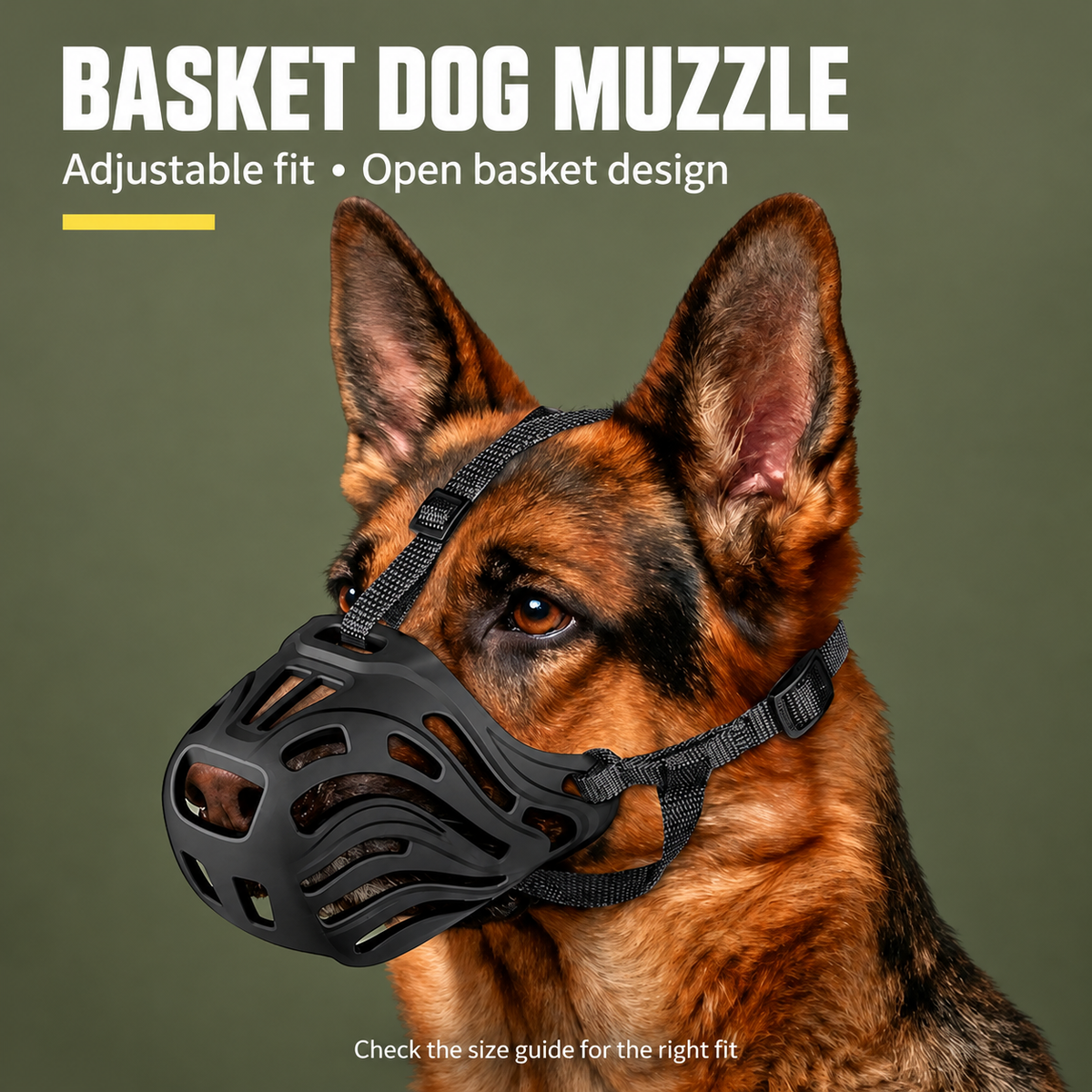 Dog Muzzle, Soft Breathable Dog Muzzle (S)