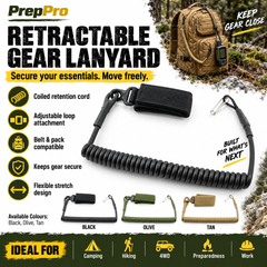 PrepPro retractable gear lanyard product overview