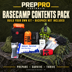 PrepPro Basecamp Survival Contents Pack – Build Your Own Kit