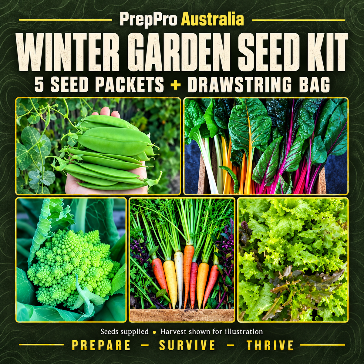 Winter Garden Seed Kit in a Bag