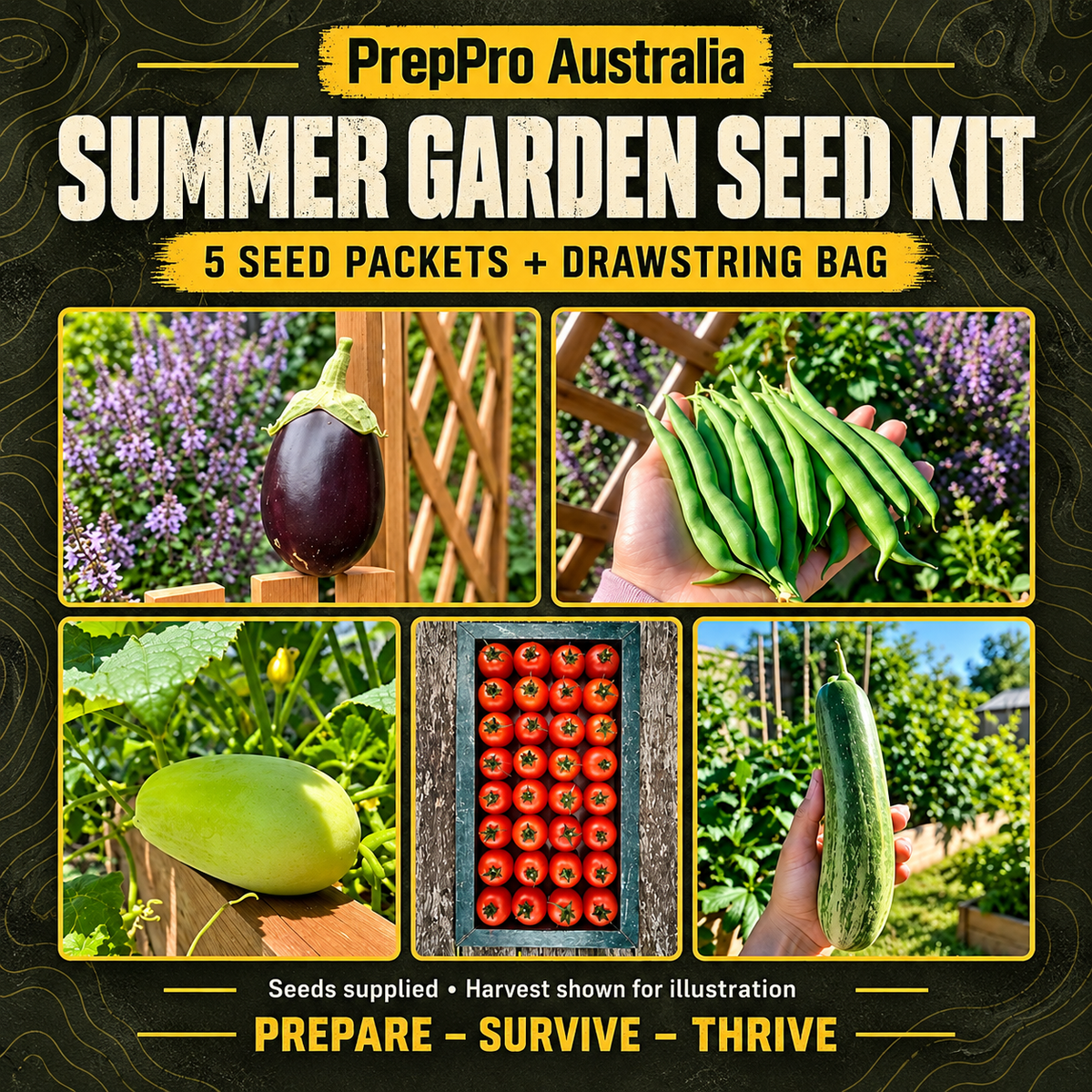 Summer Garden Seed Kit in a Bag