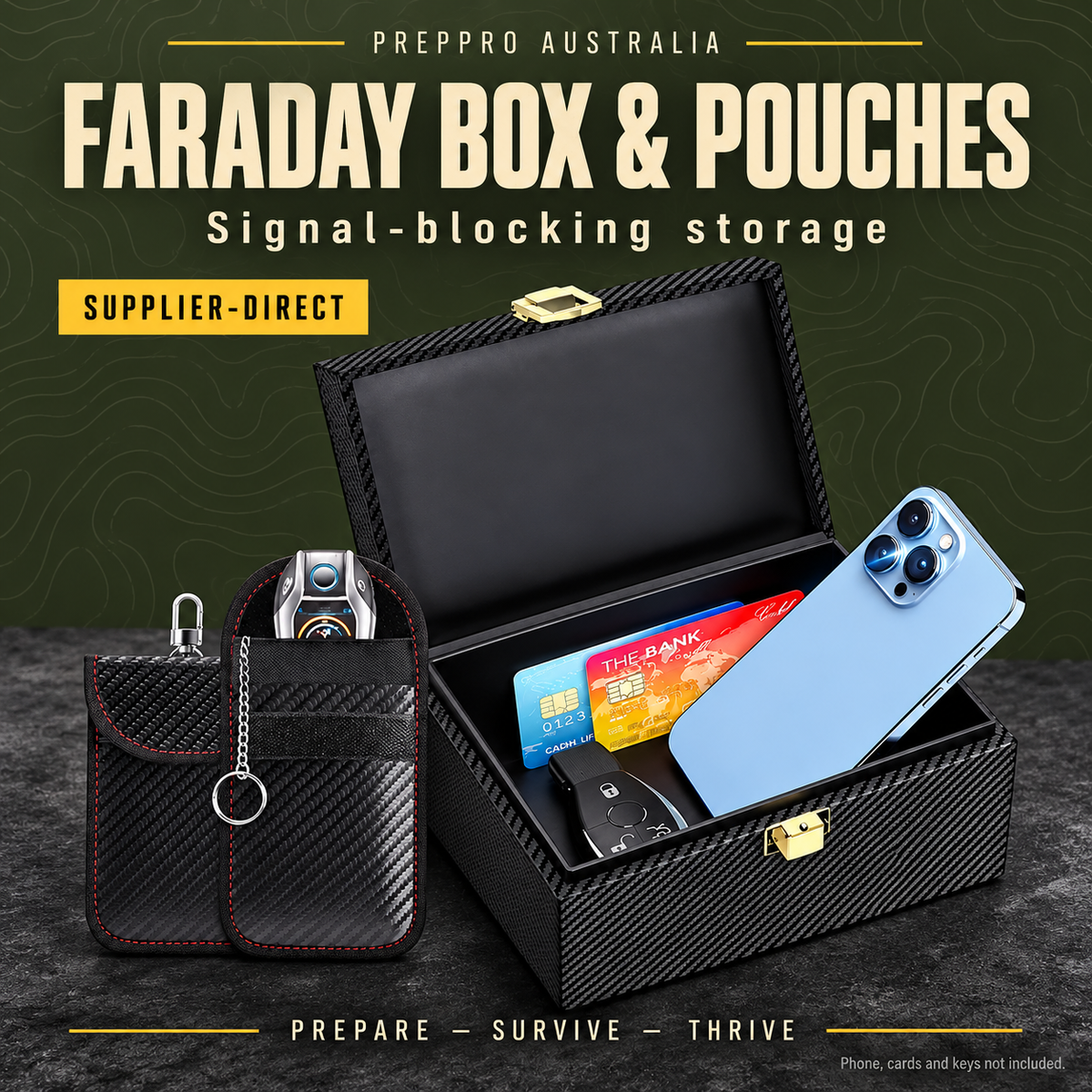 Faraday Box with Faraday Pouch 2 Pack