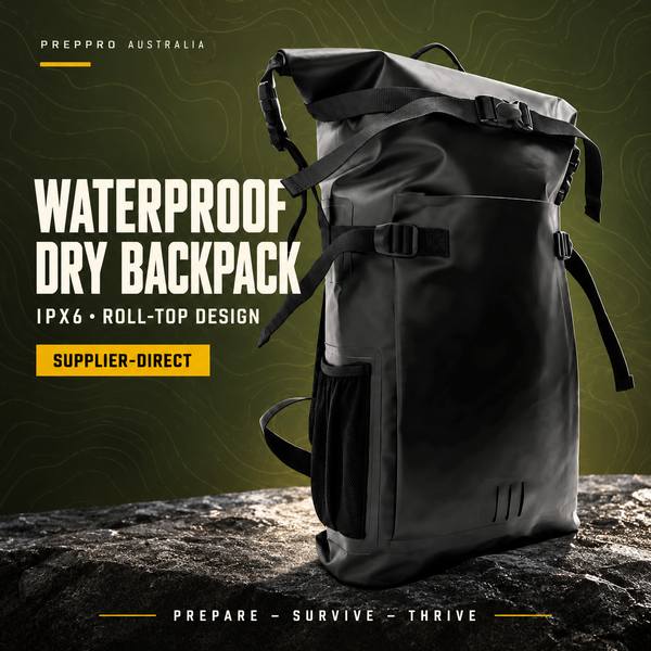 IPX6 Waterproof Dry Bag Backpack with 500D PVC Mesh