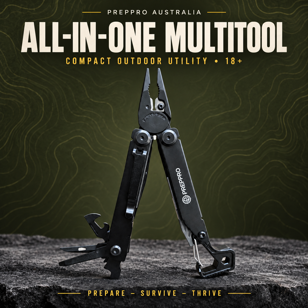 All‑in‑One Tactical Multitool – Compact Outdoor Utility – image 2