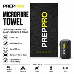 PrepPro Microfibre Adventure Towel product overview